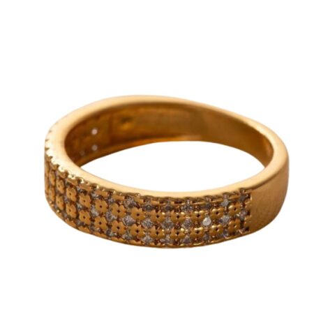 Anel Elegância Cravejada