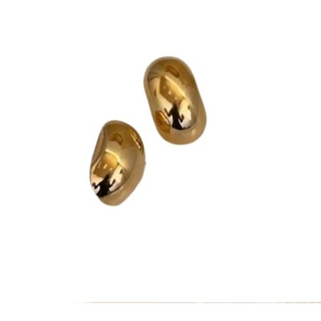 Brinco Pingo Dourado Minimalista
